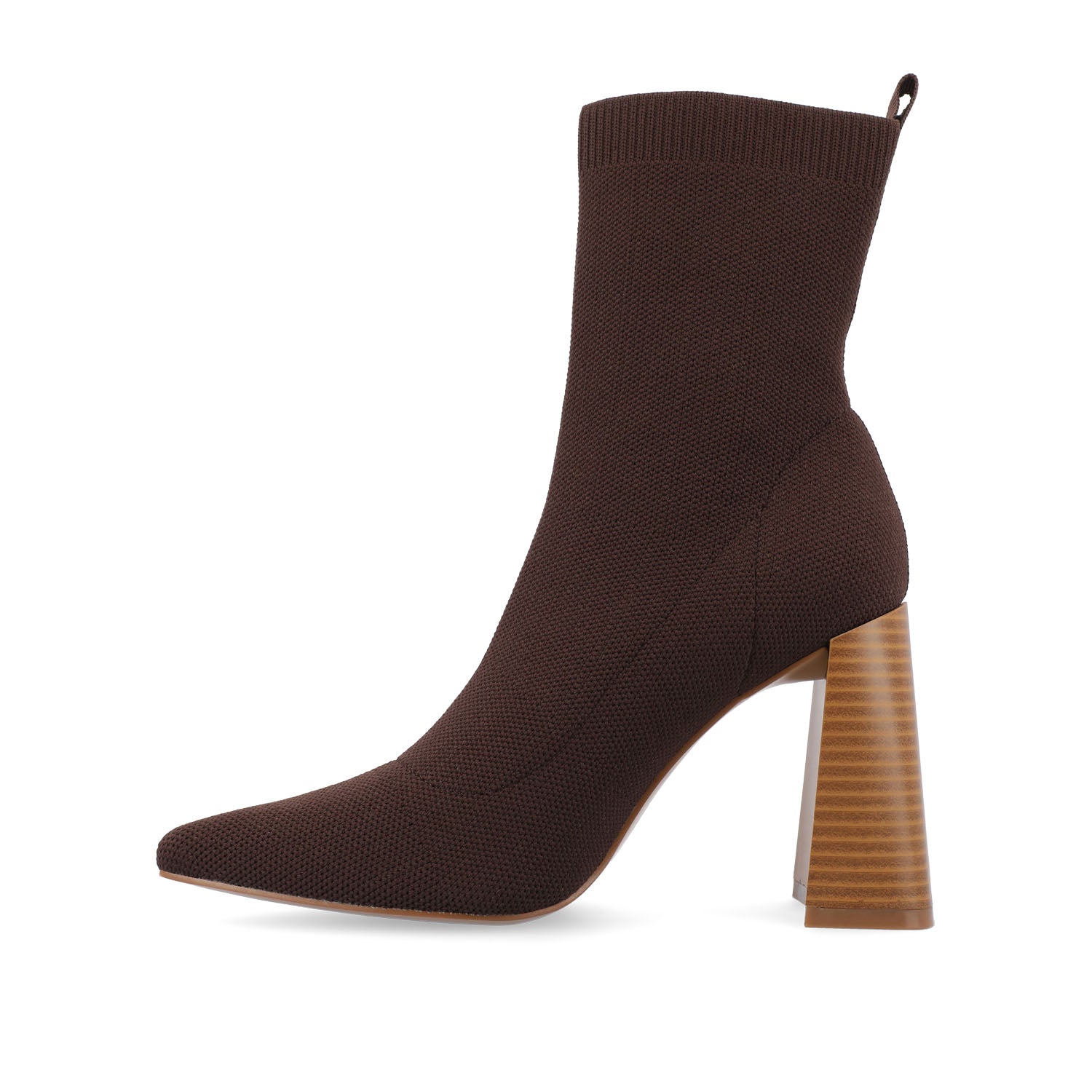NORALINN SOCK BOOTIES IN WIDE - Brown
