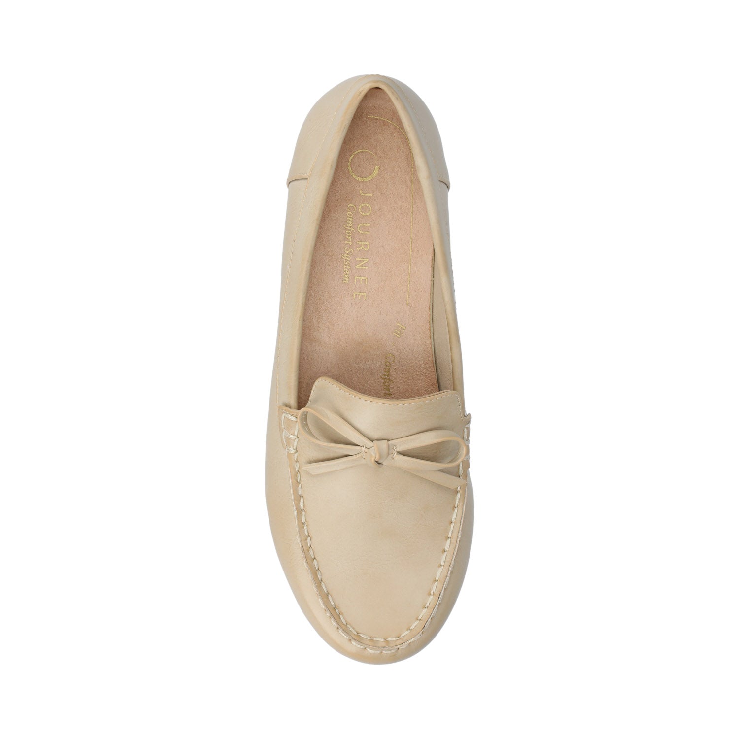 NOVELLA DRIVING LOAFER IN WIDE - Beige