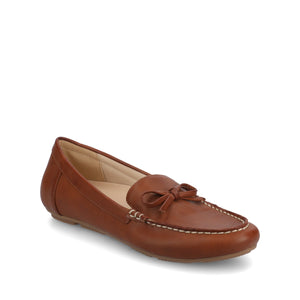 NOVELLA DRIVING LOAFER IN WIDE - Cognac