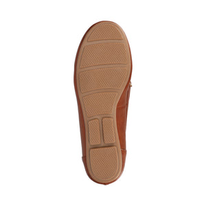 NOVELLA DRIVING LOAFER IN WIDE - Cognac
