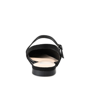 NYSHA FORMAL FLATS IN GLITTER MATERIAL - Black