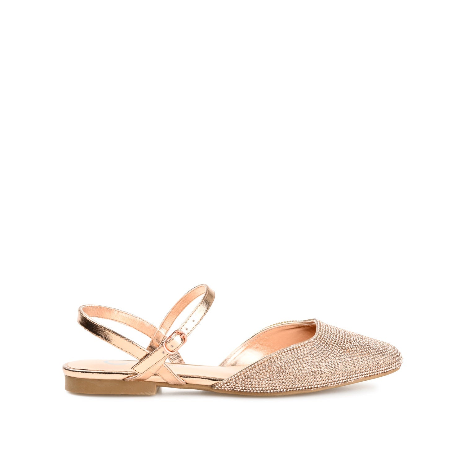 NYSHA FORMAL FLATS IN GLITTER MATERIAL - Bronze