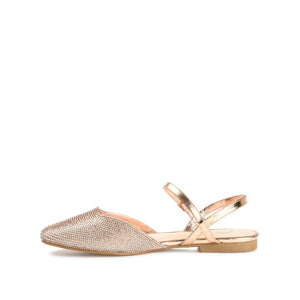 NYSHA FORMAL FLATS IN GLITTER MATERIAL - Bronze