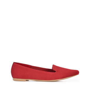 VICKIE LOAFER FLATS IN KNIT FABRIC