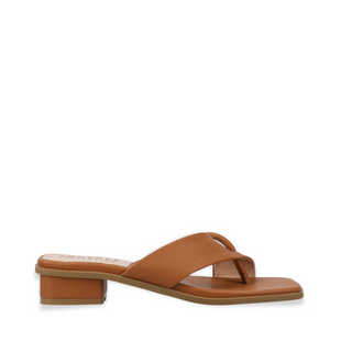 MINA HEELED SANDALS IN FAUX LEATHER