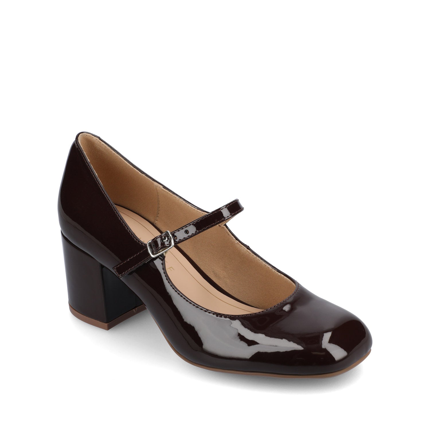 OKENNA LOW HEEL PUMP - Chocolate