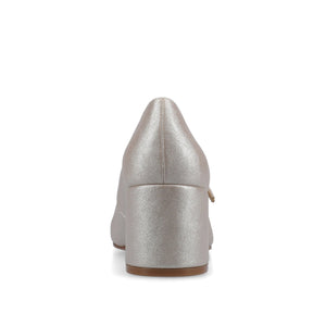 OKENNA LOW HEEL PUMP - Champagne