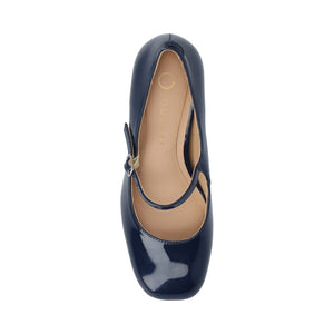 OKENNA LOW HEEL PUMP IN WIDE - Navy
