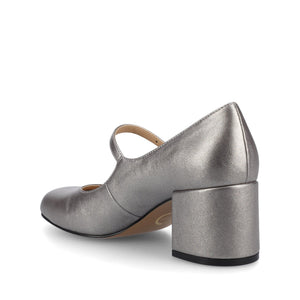 OKENNA LOW HEEL PUMP IN WIDE - Pewter
