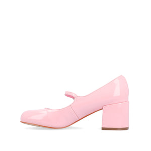 OKENNA MARY JANE PUMP HEELS IN WIDE - Pink
