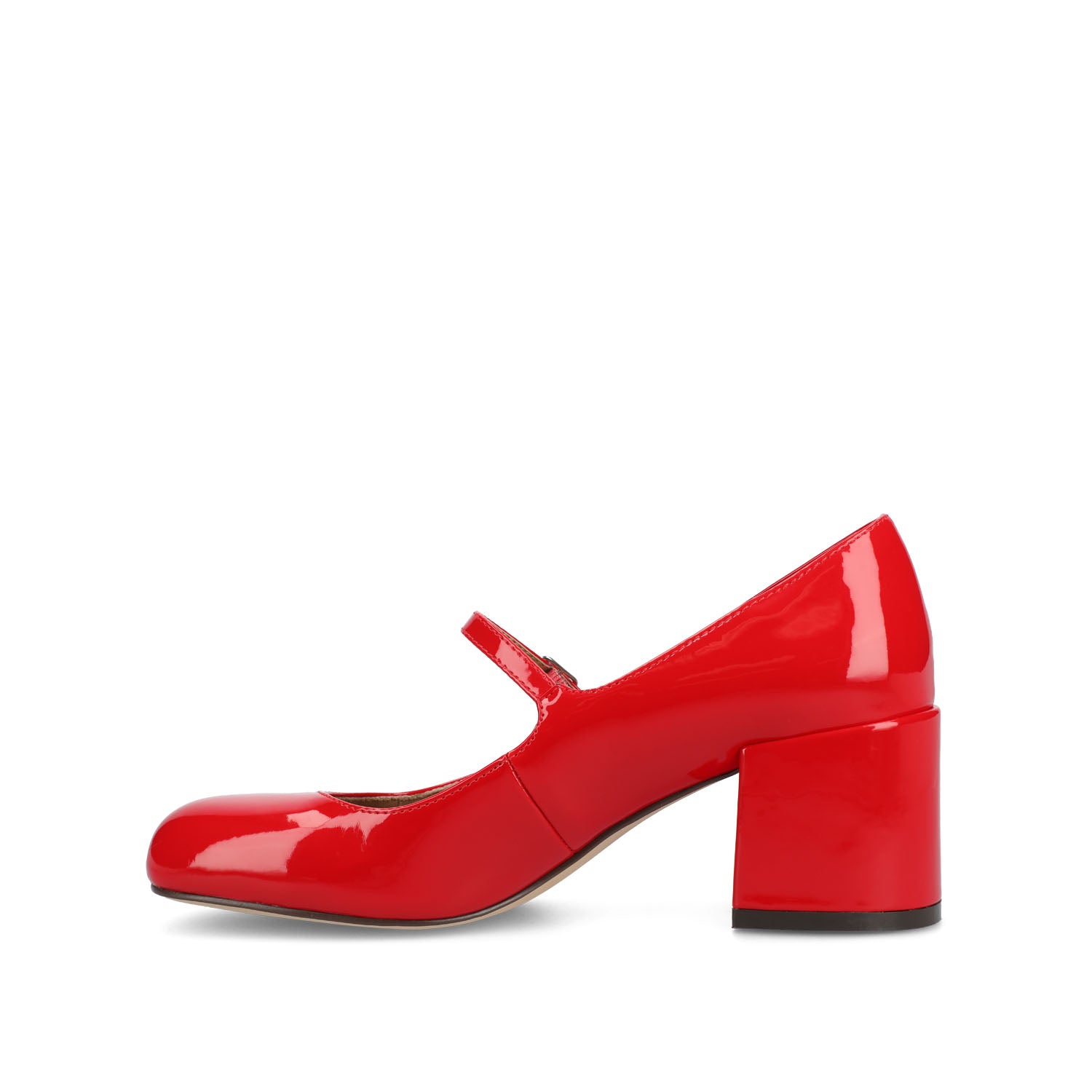 OKENNA MARY JANE PUMP HEELS - Red
