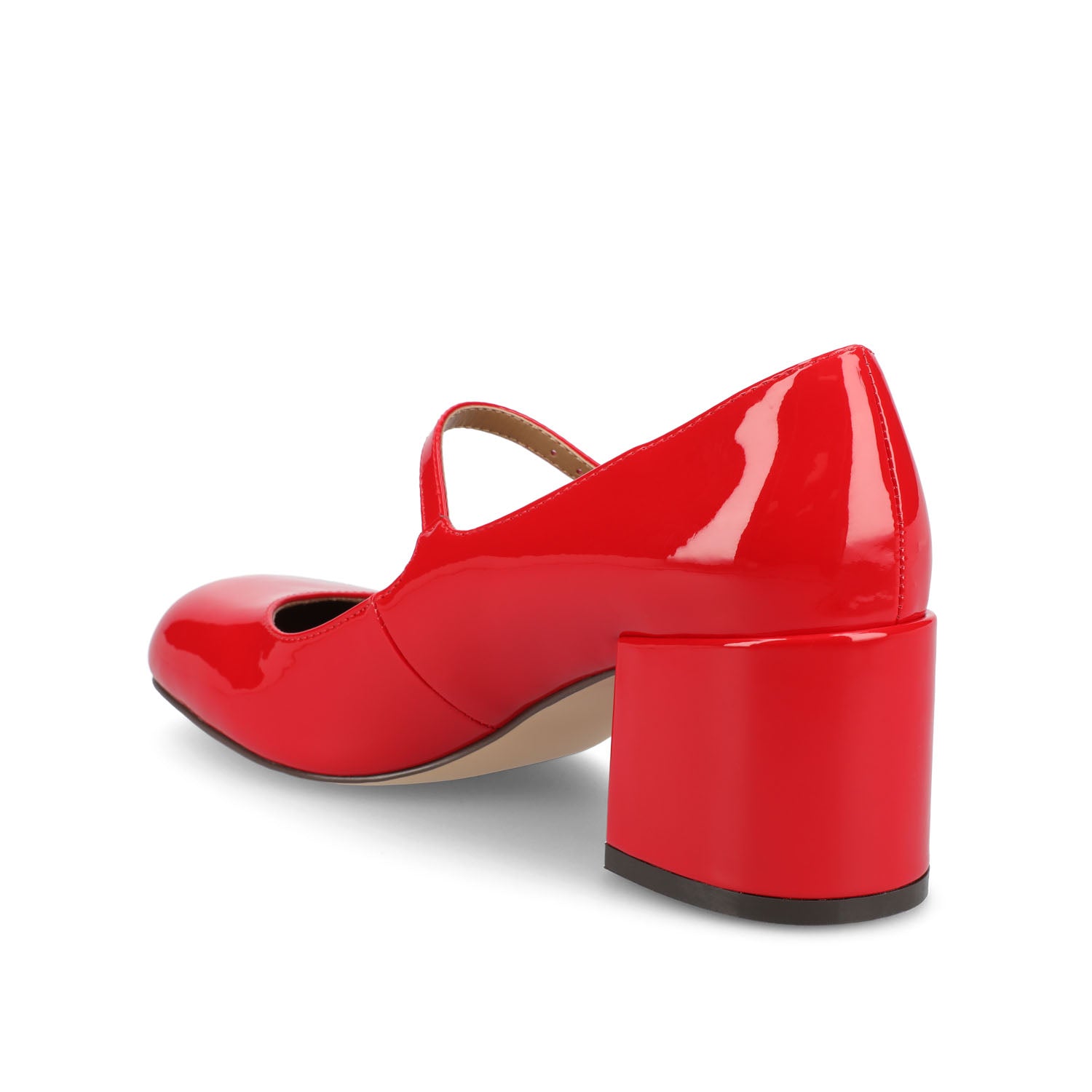 OKENNA MARY JANE PUMP HEELS - Red