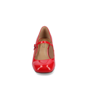 OKENNA MARY JANE PUMP HEELS - Red