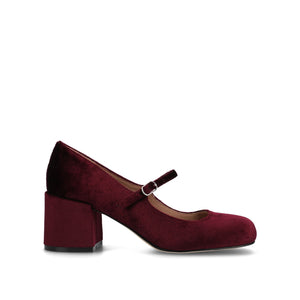 OKENNA MARY JANE PUMP HEELS - Wine