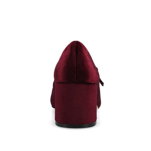 OKENNA MARY JANE PUMP HEELS - Wine