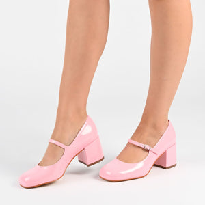 OKENNA MARY JANE PUMP HEELS IN WIDE - Nude