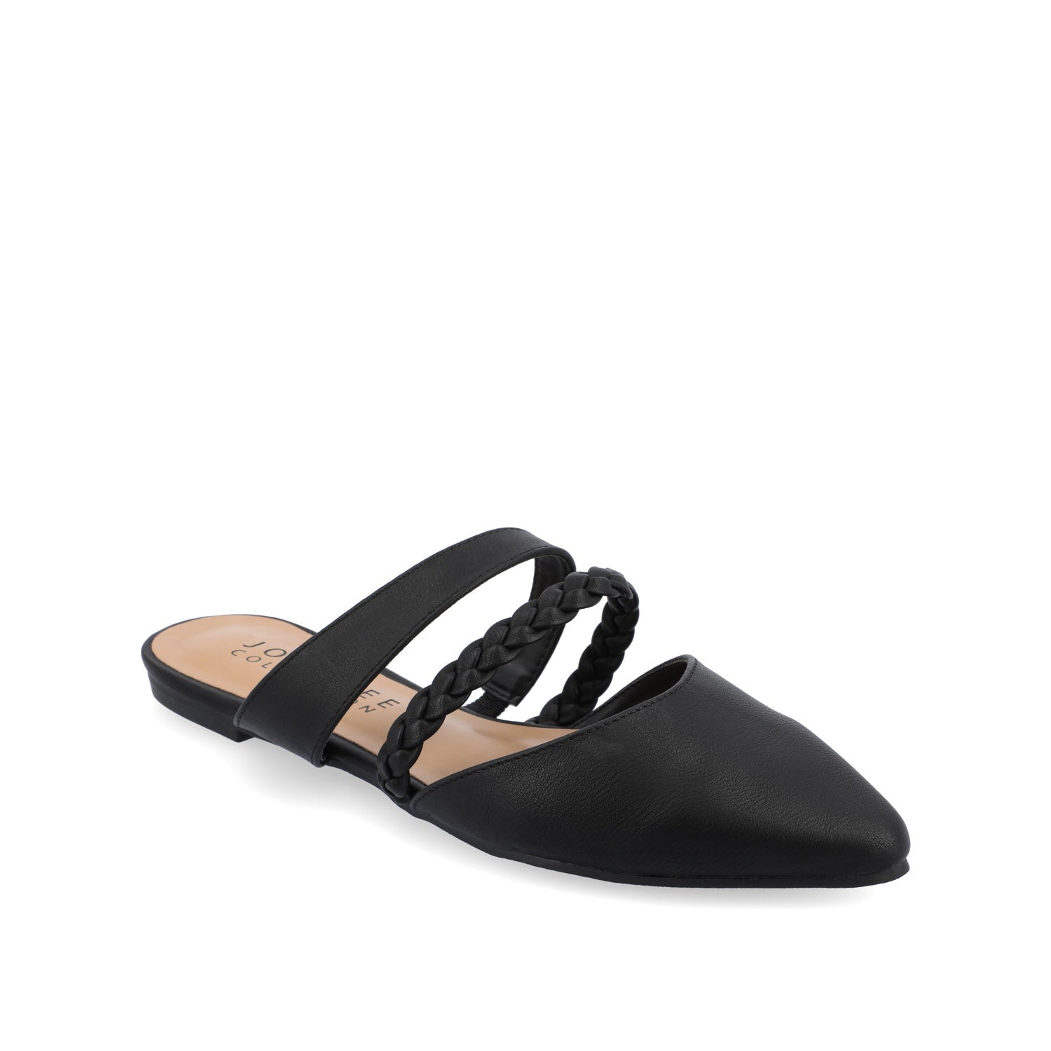 OLIVEA MULE FLATS IN NARROW - Black