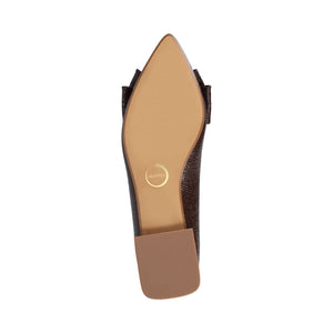 OPHELIA LOW BLOCK CROCO BALLET FLATS