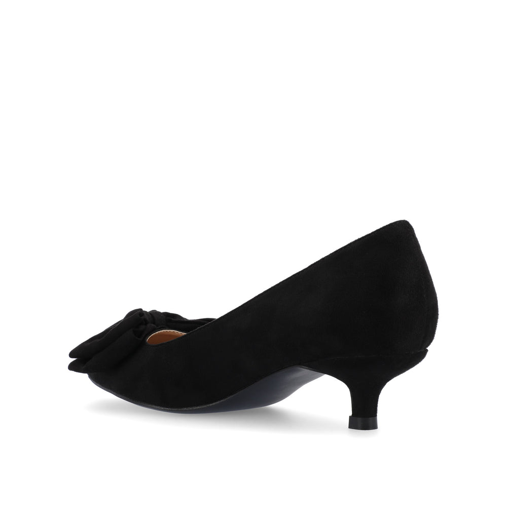 ORANA KITTEN HEELS IN FAUX SUEDE