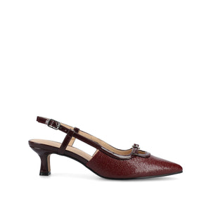 PADMA KITTEN HEELS IN FAUX LEATHER