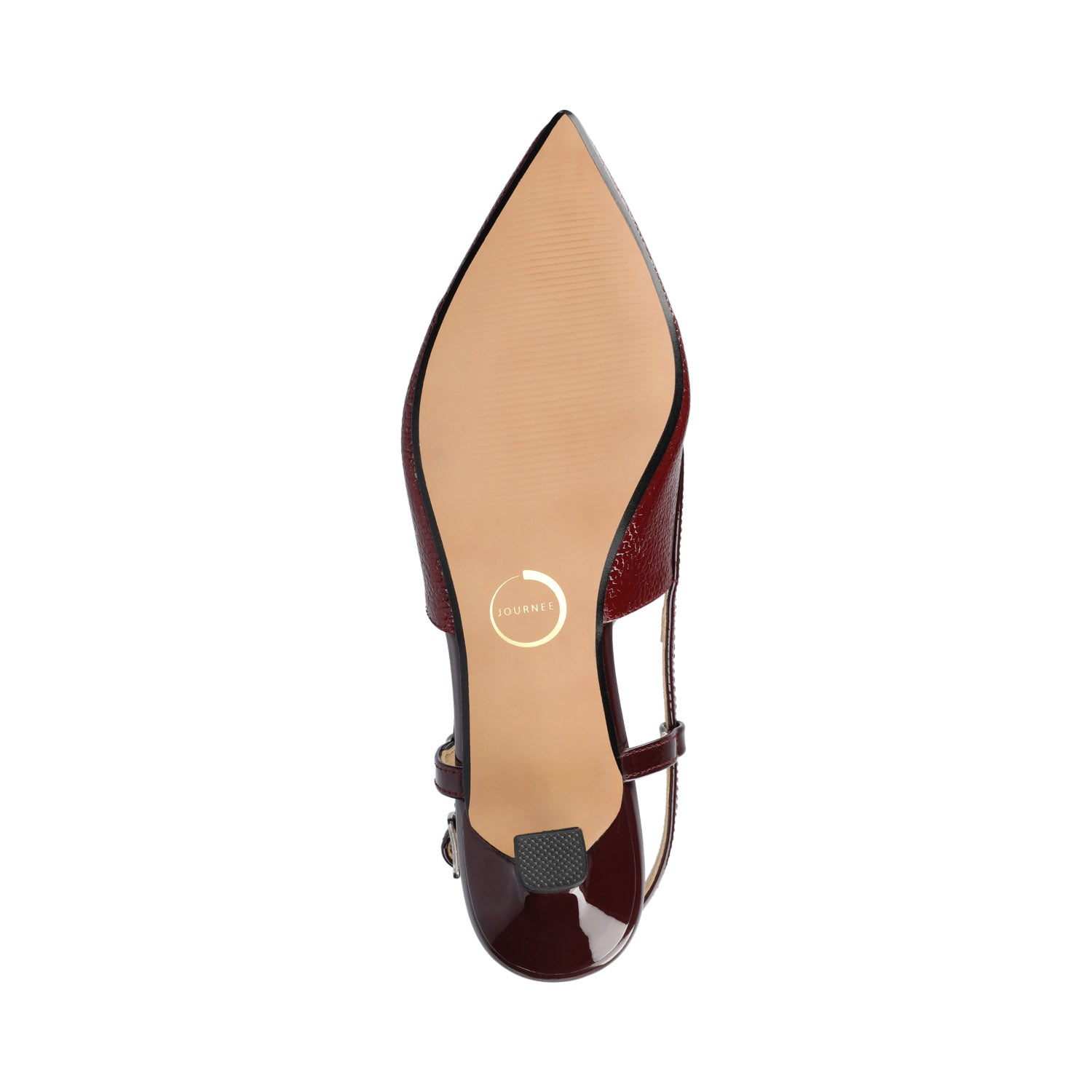 PADMA KITTEN HEELS IN VEGAN LEATHER - Oxblood