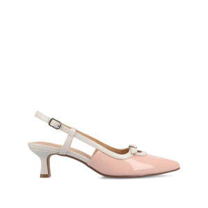 PADMA KITTEN HEELS IN VEGAN LEATHER - Pink Patent