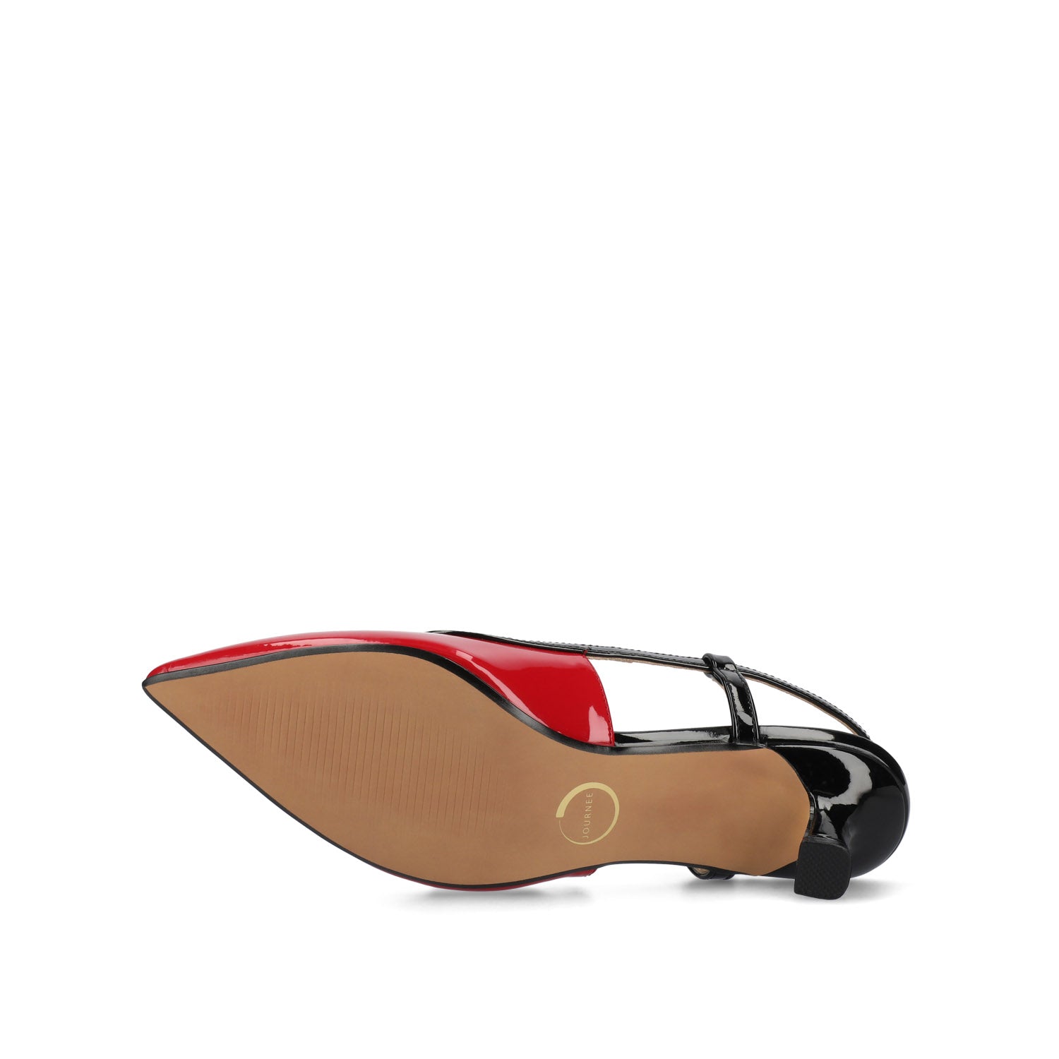 PADMA KITTEN HEELS IN VEGAN LEATHER - Red Patent