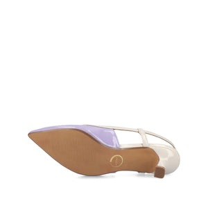 PADMA KITTEN HEELS IN VEGAN LEATHER - Lilac Patent