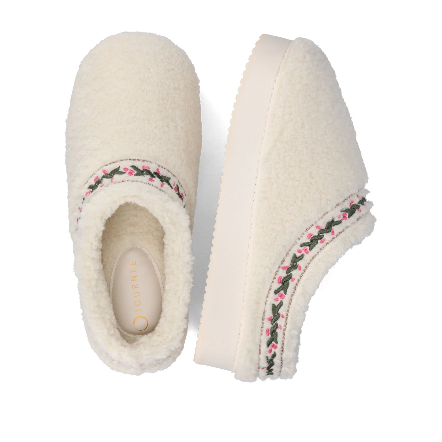 PALLMER SLIPPERS IN FAUX SHEARLING - Cream Fleece