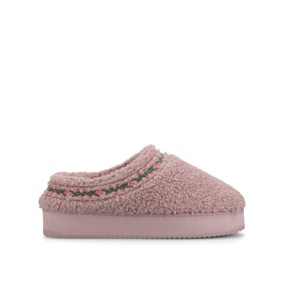 PALLMER SLIPPERS IN FAUX SHEARLING