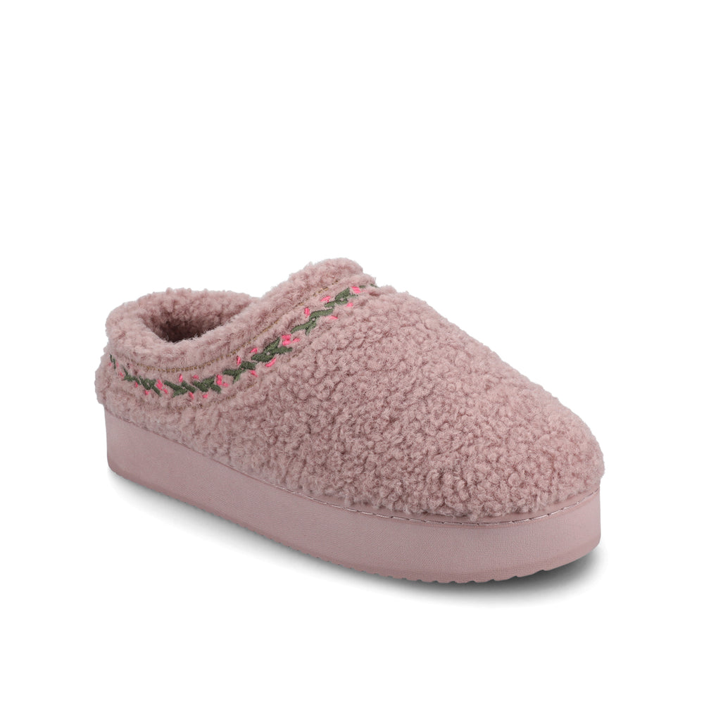 PALLMER SLIPPERS IN FAUX SHEARLING