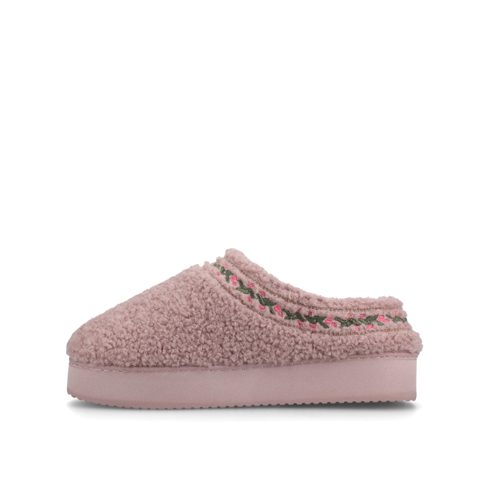 PALLMER SLIPPERS IN FAUX SHEARLING