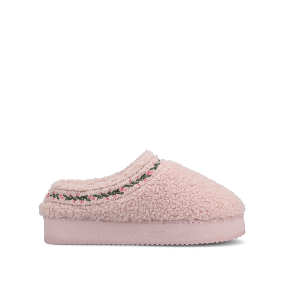 PALLMER SLIPPERS IN FAUX SHEARLING