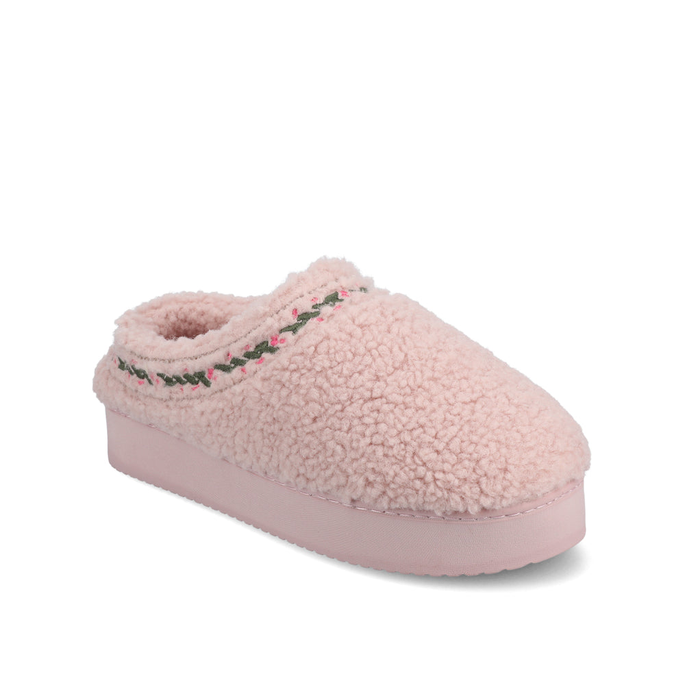 PALLMER SLIPPERS IN FAUX SHEARLING