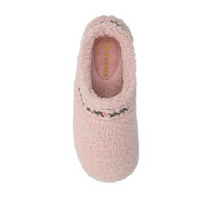 PALLMER SLIPPERS IN FAUX SHEARLING - Rose Fleece