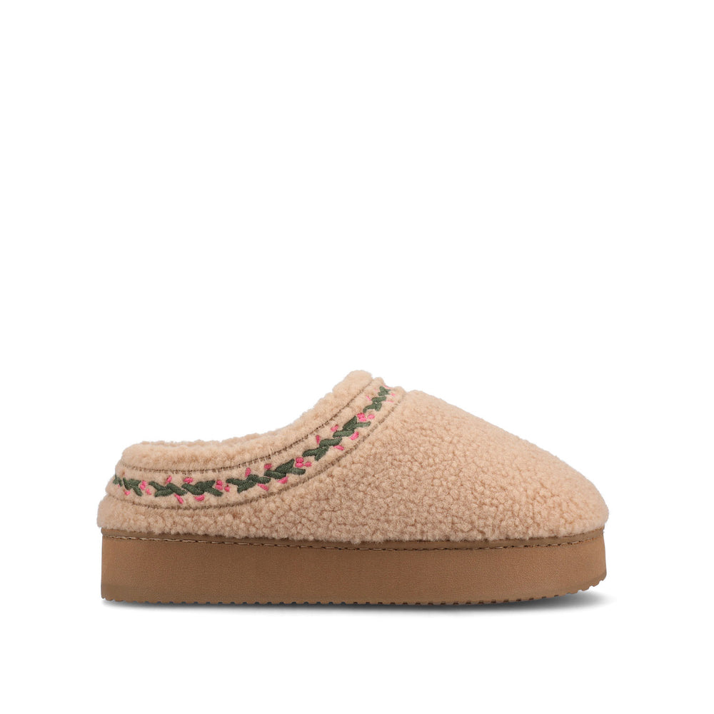 PALLMER SLIPPERS IN FAUX SHEARLING