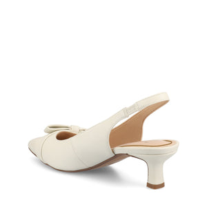 PALOMA SLINGBACK KITTEN HEELS - Bone