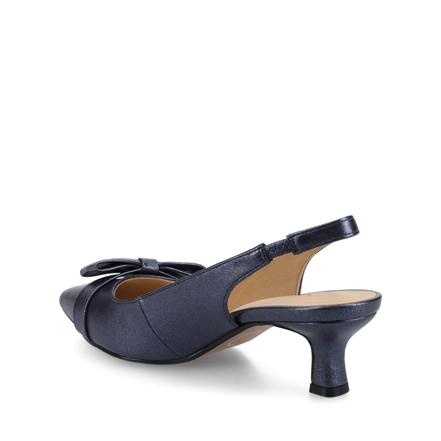 PALOMA SLINGBACK KITTEN HEELS - Blue Sparkle