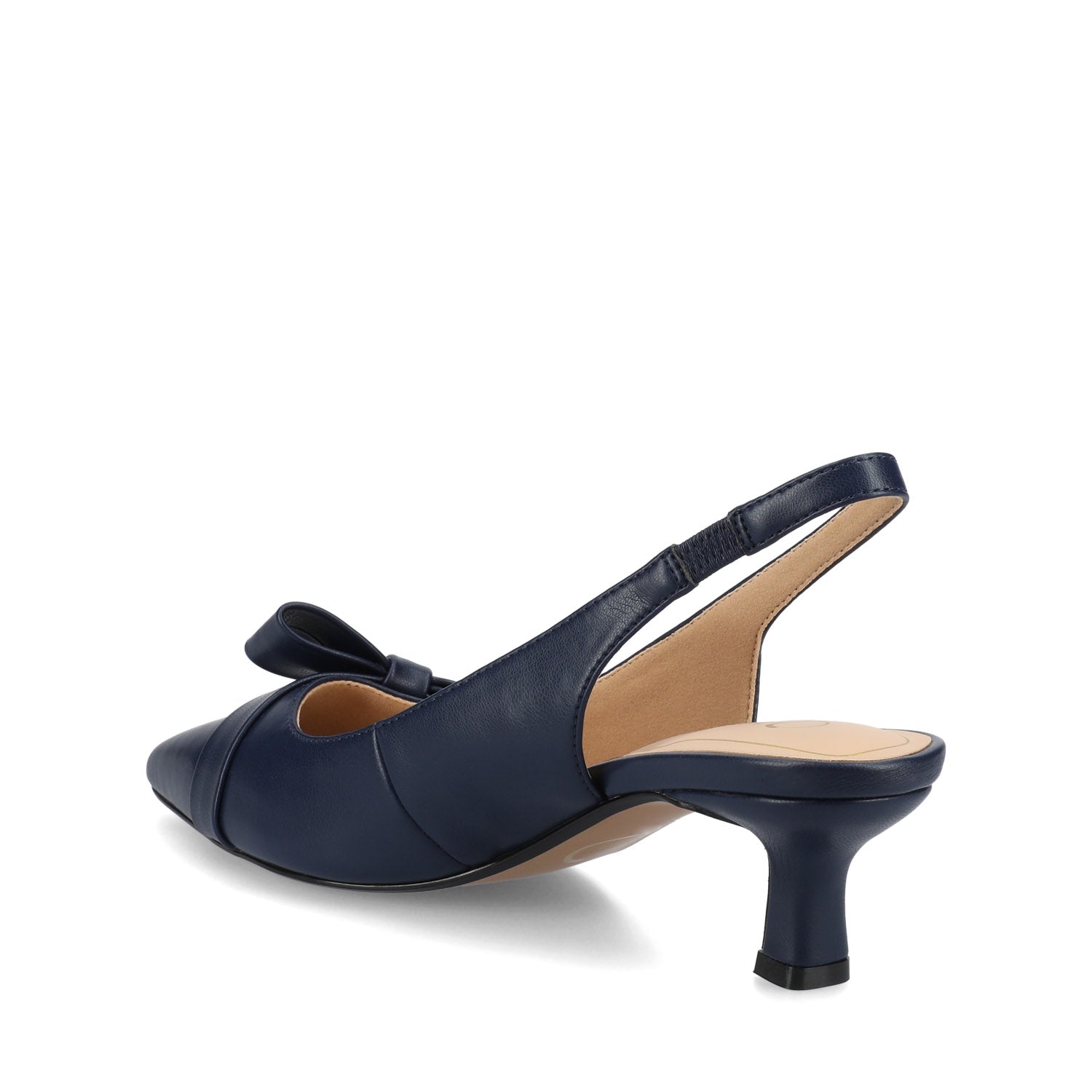 PALOMA SLINGBACK KITTEN HEELS - Navy Nubuck