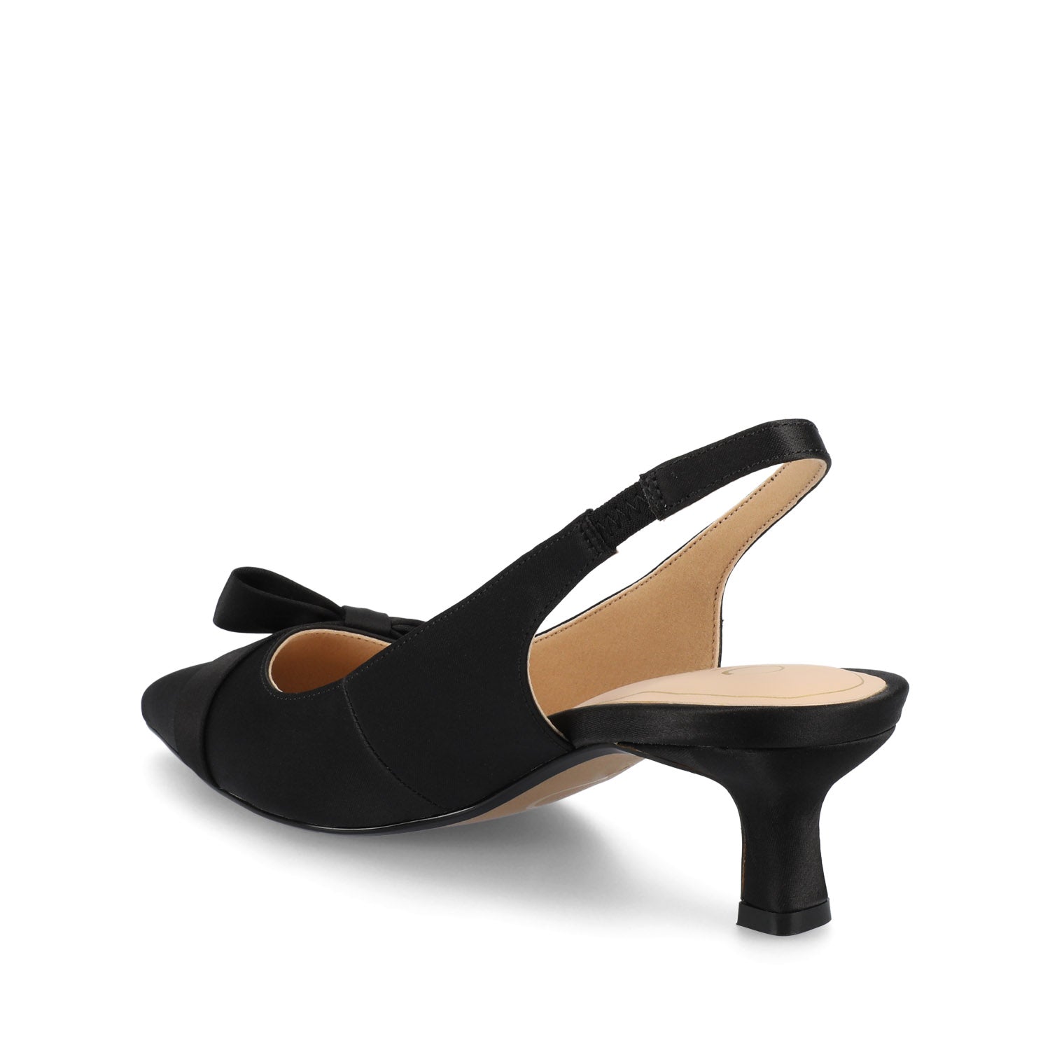 PALOMA SLINGBACK KITTEN HEELS - Black