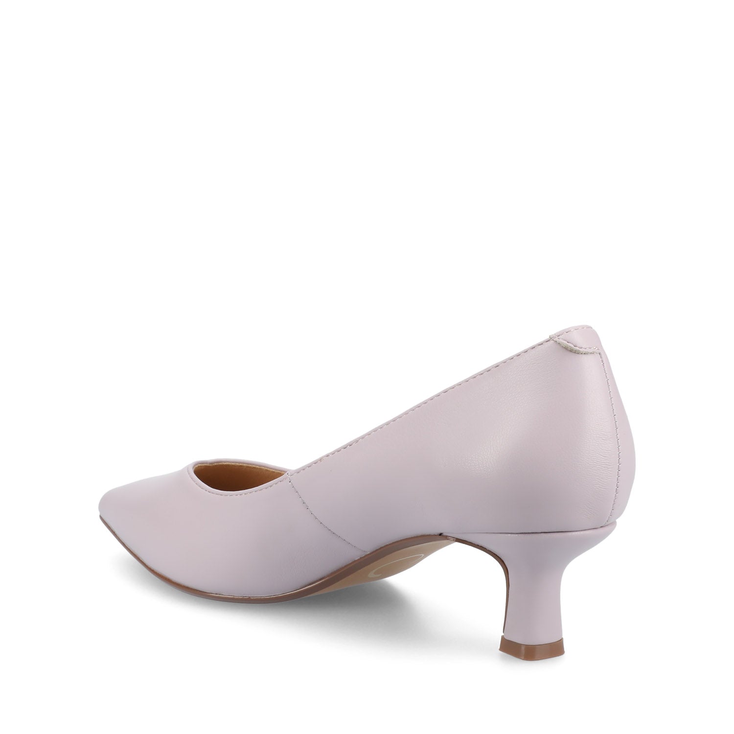PAMMIE KITTEN HEELS IN VEGAN LEATHER - Lilac PU