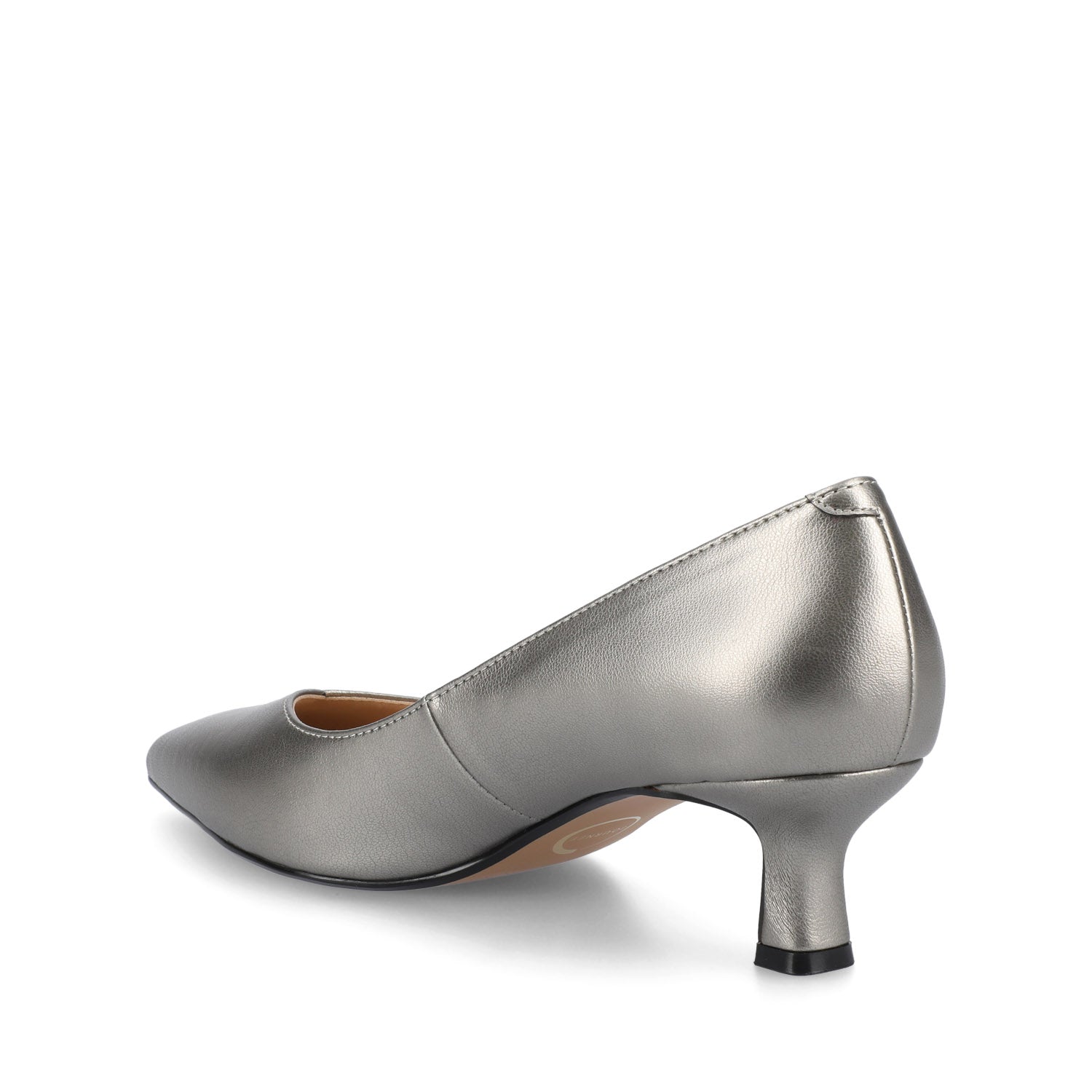 PAMMIE STATEMENT KITTEN HEELS - Pewter