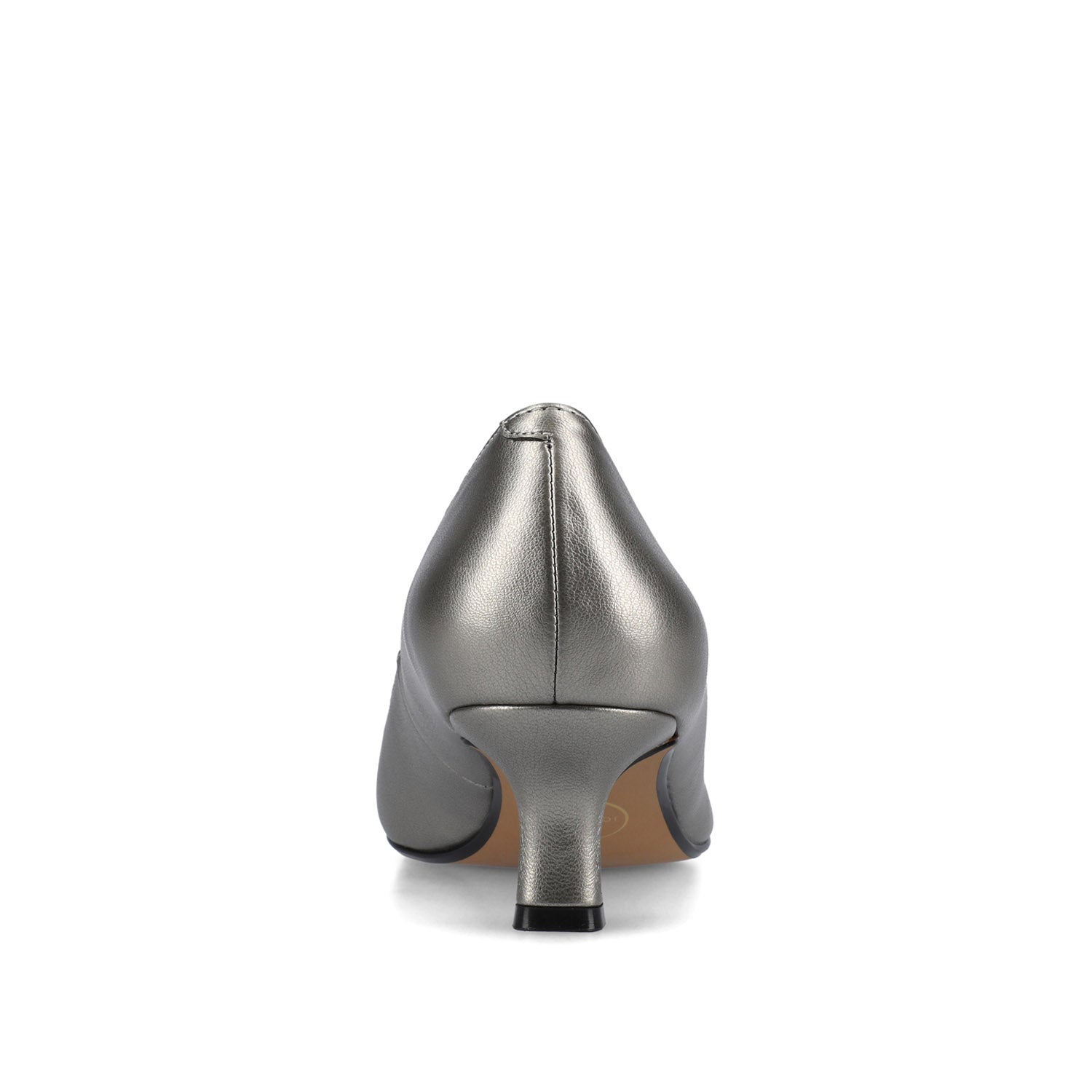 PAMMIE STATEMENT KITTEN HEELS IN WIDE - Pewter
