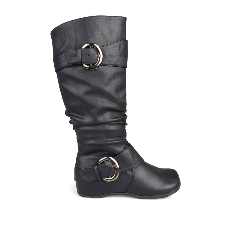 PARIS KNEE HIGH BOOTS IN WIDE CALF