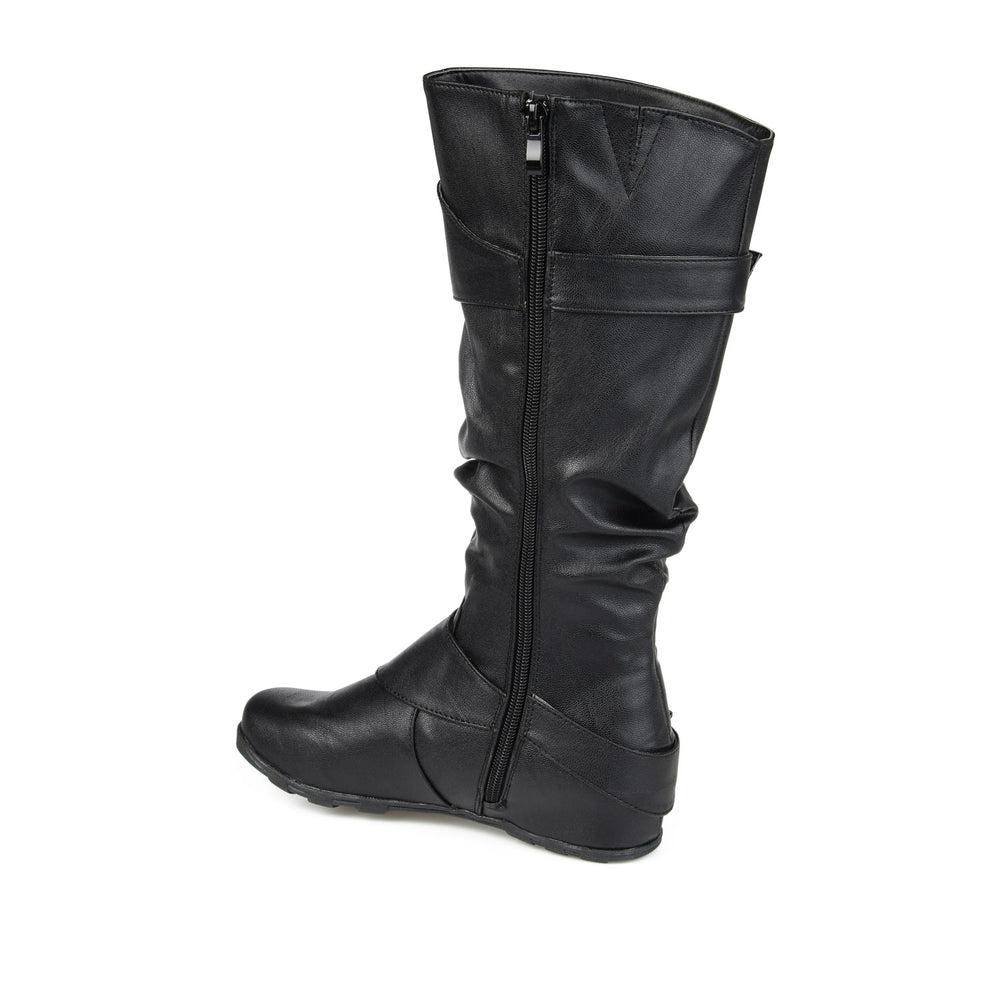 PARIS KNEE HIGH BOOTS IN WIDE CALF