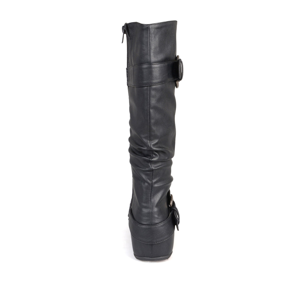 PARIS KNEE HIGH BOOTS IN WIDE CALF