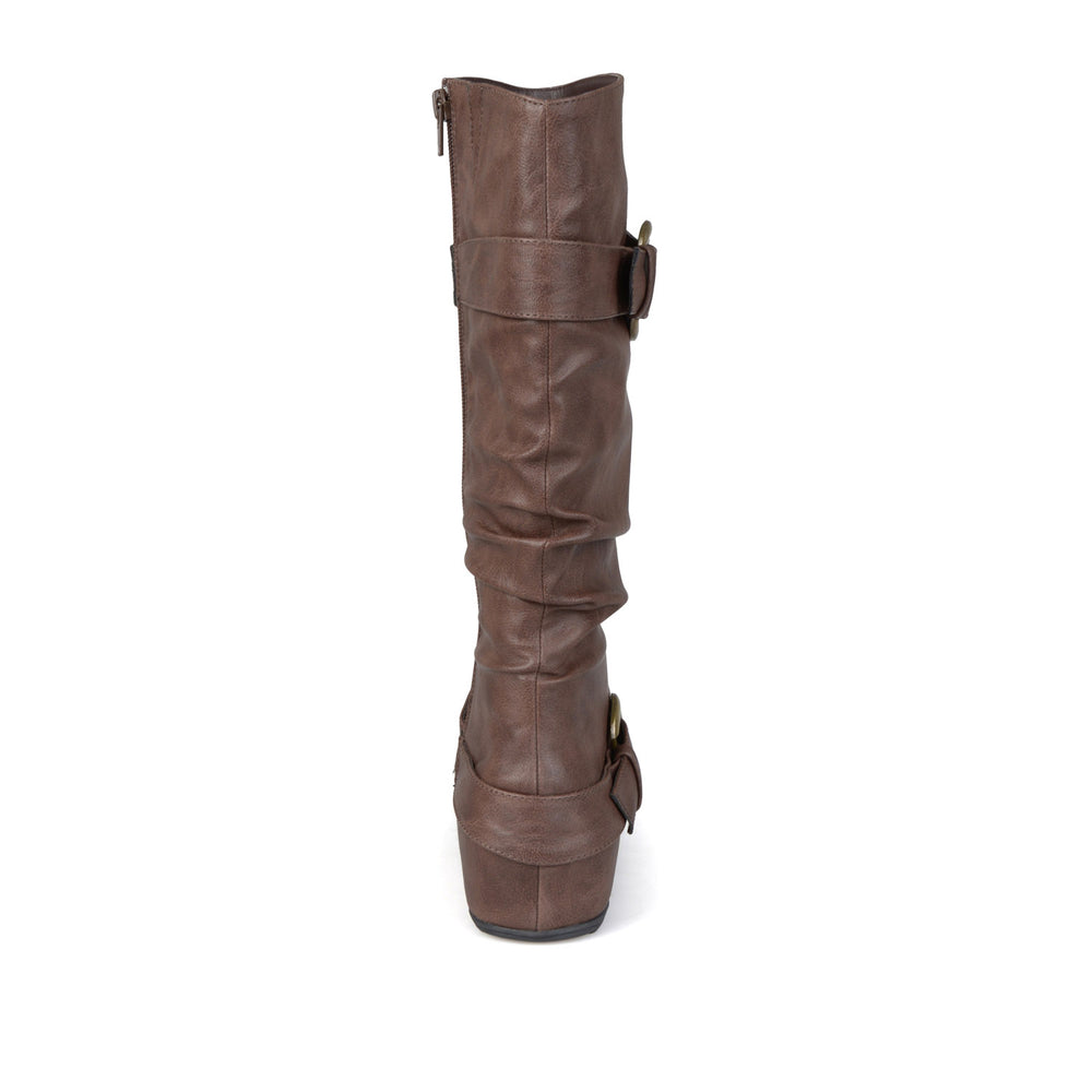 PARIS KNEE HIGH BOOTS IN WIDE CALF