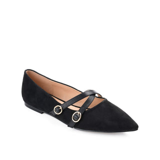 PATRICIA BALLET FLATS IN FAUX SUEDE