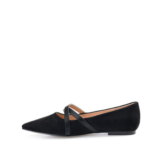 PATRICIA BALLET FLATS IN FAUX SUEDE