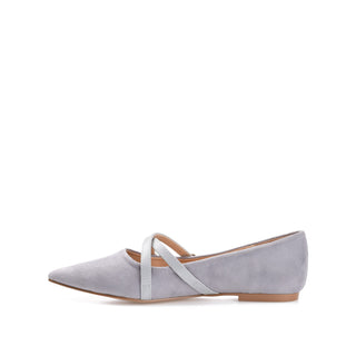 PATRICIA BALLET FLATS IN FAUX SUEDE